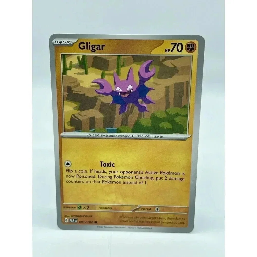 Gligar 091/182 Paradox Rift Non-Holo‎ Pokemon TCG Mint Unplayed